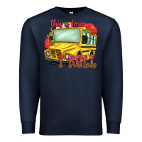 Navy this is how i roll Premium Sweatshirt - NancyCooperArtShop