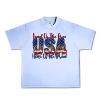 Grape Ice land of the free usa Urban Heavy Tee - RacoonDesign