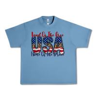 Land Of The Free Usa Urban Heavy Tee | Teevron
