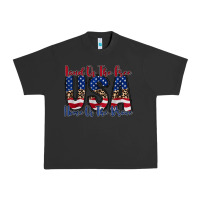 Pigment Black land of the free usa Urban Heavy Tee - RacoonDesign