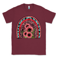 Burgundy valentines sunflower rainbow Classic Tee - JahusDesignShop