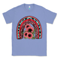 Colony Blue valentines sunflower rainbow Classic Tee - JahusDesignShop