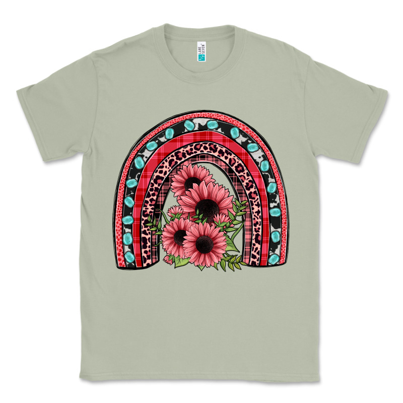 Valentines Sunflower Rainbow Classic Tee by JahusDesignShop | Teevron