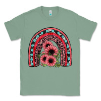 Sage valentines sunflower rainbow Classic Tee - JahusDesignShop