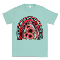 Seafoam valentines sunflower rainbow Classic Tee - JahusDesignShop