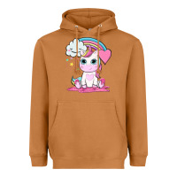 Meerkat cute unicorn and rainbow Heavyweight Hoodie - NancyCooperArtShop