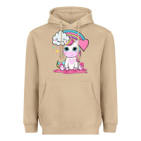 Mushroom cute unicorn and rainbow Heavyweight Hoodie - NancyCooperArtShop