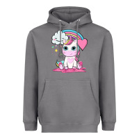 Storm cute unicorn and rainbow Heavyweight Hoodie - NancyCooperArtShop