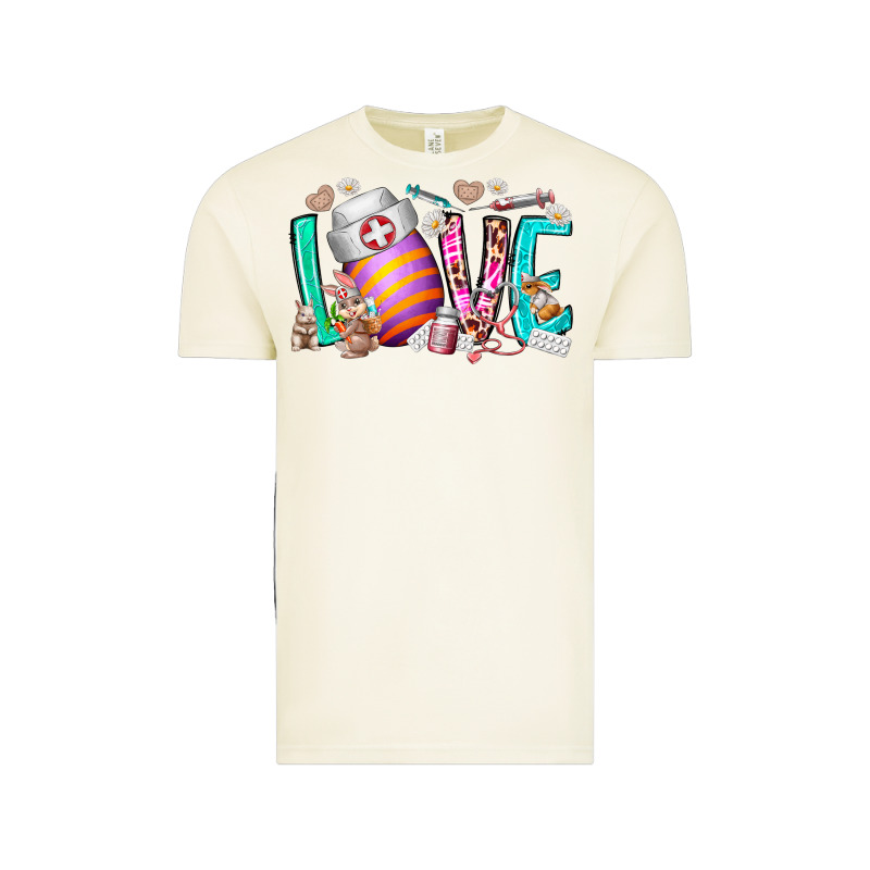 Love Easter Day Nurse Vintage Tee by RacoonDesign | Teevron