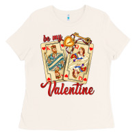 Bone be my valentine with playing cards and key Ladies Tee - AdoDesignShop