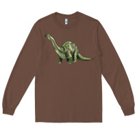 Chestnut dinosaur brontosaurus Long Sleeve Tee - Artiststas