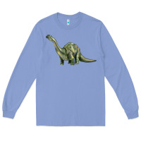 Colony Blue dinosaur brontosaurus Long Sleeve Tee - Artiststas