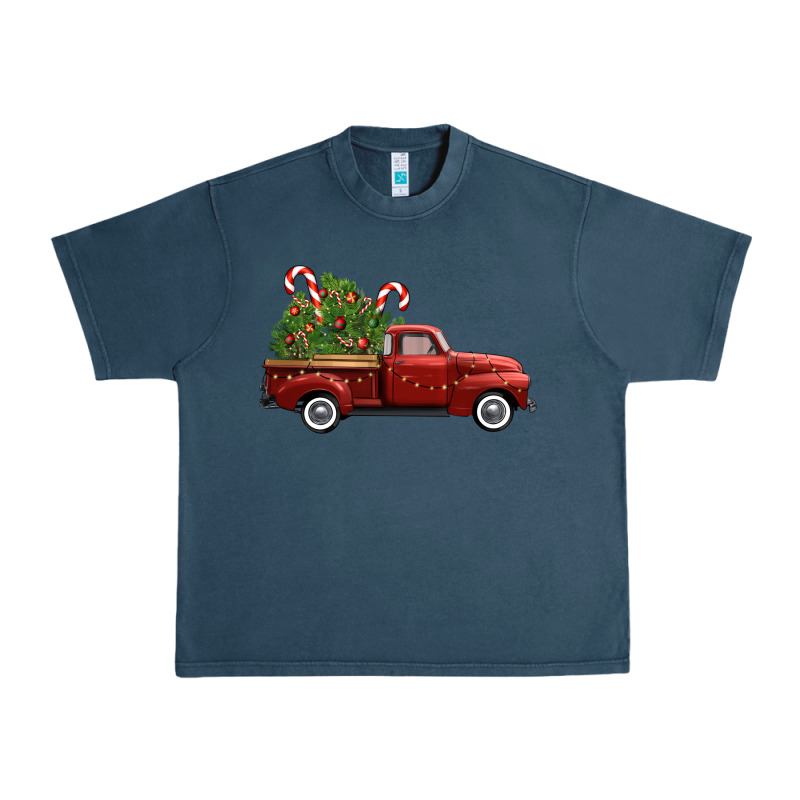 Christmas Trees Truck Urban Heavy Tee by FaDigitalArtStudio | Teevron