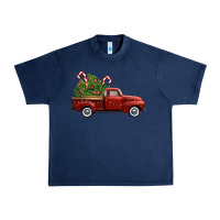 Navy christmas trees truck Urban Heavy Tee - FaDigitalArtStudio