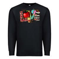 Black love teacher Premium Sweatshirt - NancyCooperArtShop