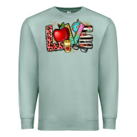 Seafoam love teacher Premium Sweatshirt - NancyCooperArtShop