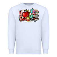 White love teacher Premium Sweatshirt - NancyCooperArtShop