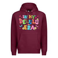 Burgundy in my delulu era Premium Hoodie - Artiststas