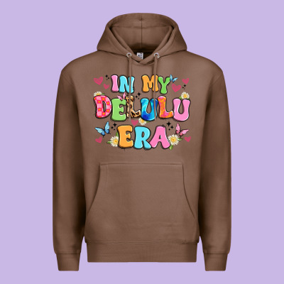 In My Delulu Era Premium Hoodie Designed By Artiststas
