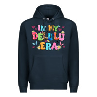 Navy in my delulu era Premium Hoodie - Artiststas