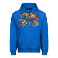 Cobalt Tacos and tequila Urban Hoodie - NancyCooperArtShop