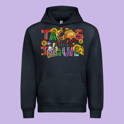 Tacos And Tequila Urban Hoodie Designed By Nancycooperartshop
