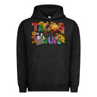 Pigment Black Tacos and tequila Urban Hoodie - NancyCooperArtShop