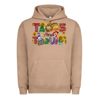 Pigment Burro Tacos and tequila Urban Hoodie - NancyCooperArtShop