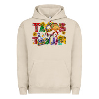 Pigment French Oak Tacos and tequila Urban Hoodie - NancyCooperArtShop