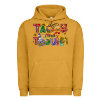 Pigment Peanut Butter Tacos and tequila Urban Hoodie - NancyCooperArtShop