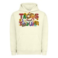 Pigment Pistachio Tacos and tequila Urban Hoodie - NancyCooperArtShop