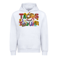 White Tacos and tequila Urban Hoodie - NancyCooperArtShop