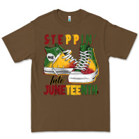 Cacao steppin' into juneteenth Premium Tee - BarkalooDesign