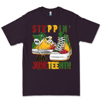 Plum steppin' into juneteenth Premium Tee - BarkalooDesign