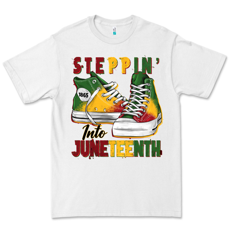 Steppin' Into Juneteenth Premium Tee by BarkalooDesign | Teevron