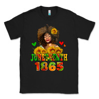 Black afro woman juneteenth 1865 Classic Tee - AdoDesignShop