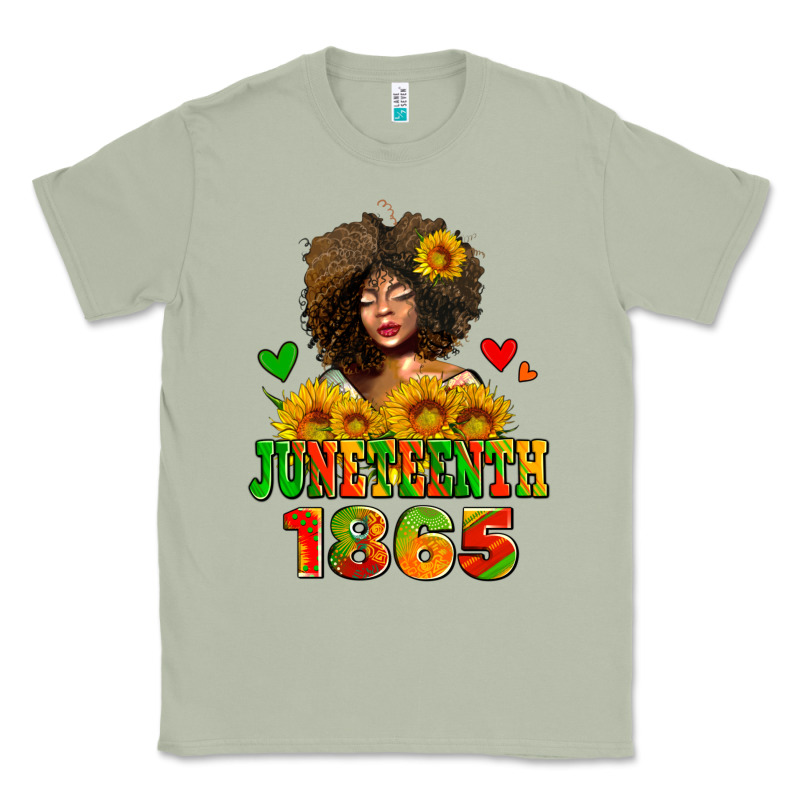 Afro Woman Juneteenth 1865 Classic Tee by AdoDesignShop | Teevron