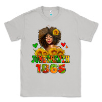 Moon Dust afro woman juneteenth 1865 Classic Tee - AdoDesignShop