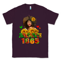Plum afro woman juneteenth 1865 Classic Tee - AdoDesignShop
