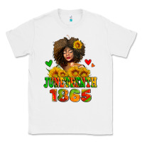White afro woman juneteenth 1865 Classic Tee - AdoDesignShop