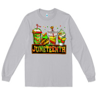Moon Dust juneteenth afro coffee cups Long Sleeve Tee - Jasminsmagicworld