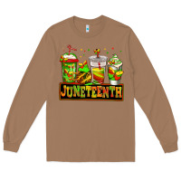Toasted Coconut juneteenth afro coffee cups Long Sleeve Tee - Jasminsmagicworld