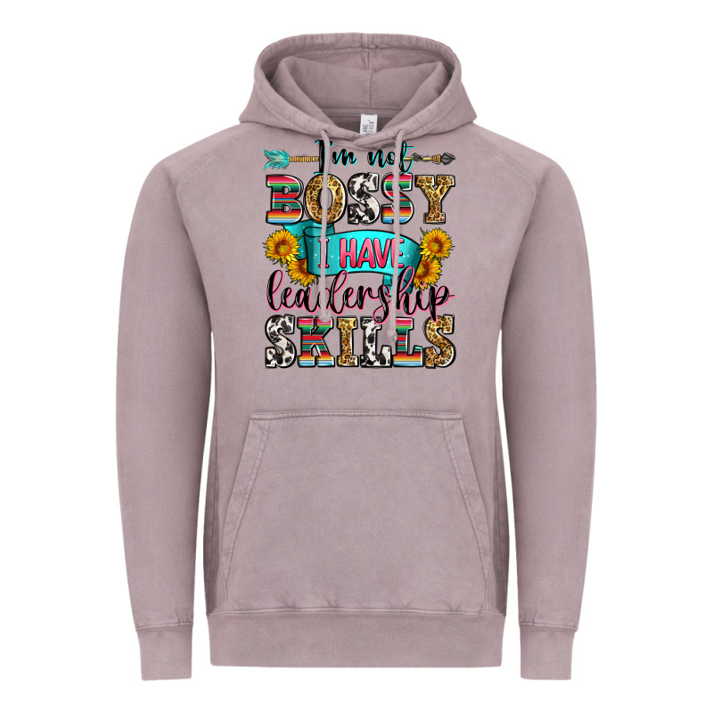 I'm Not Bossy I Have Leadership Skills Vintage Hoodie by Zillion Design Studio | Teevron