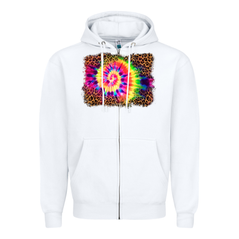 Tie Die Background Zipper Hoodie by BarkalooDesign | Teevron