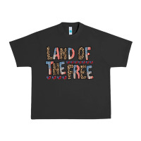 Pigment Black land of the free Urban Heavy Tee - RacoonDesign