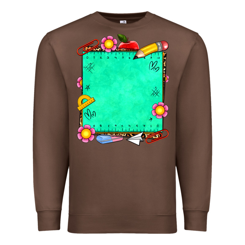 School Add Your Own Text Premium Sweatshirt by NancyCooperArtShop | Teevron