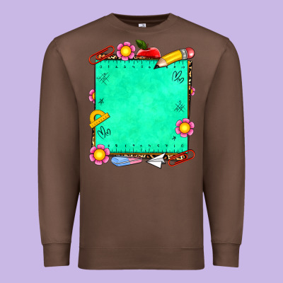 School Add Your Own Text Premium Sweatshirt Designed By Nancycooperartshop