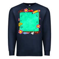 Navy school add your own text Premium Sweatshirt - NancyCooperArtShop
