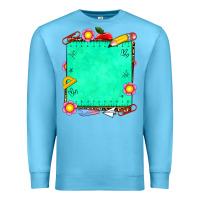 Ocean Blue school add your own text Premium Sweatshirt - NancyCooperArtShop