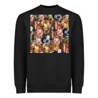 Black western farm animals seamless pattern Heavyweight Sweatshirt - HRA Design Shop